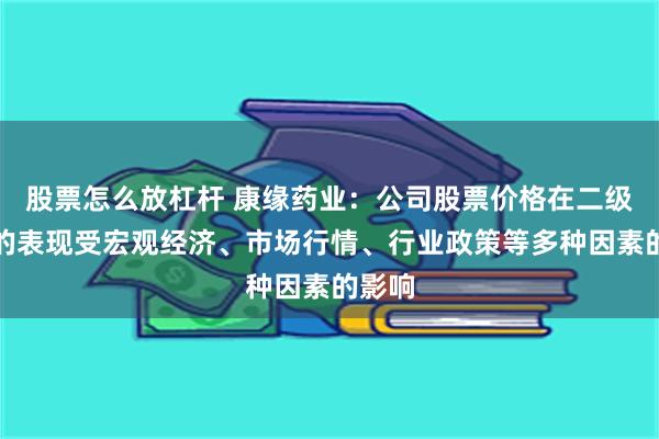 股票怎么放杠杆 康缘药业：公司股票价格在二级市场的表现受宏观经济、市场行情、行业政策等多种因素的影响