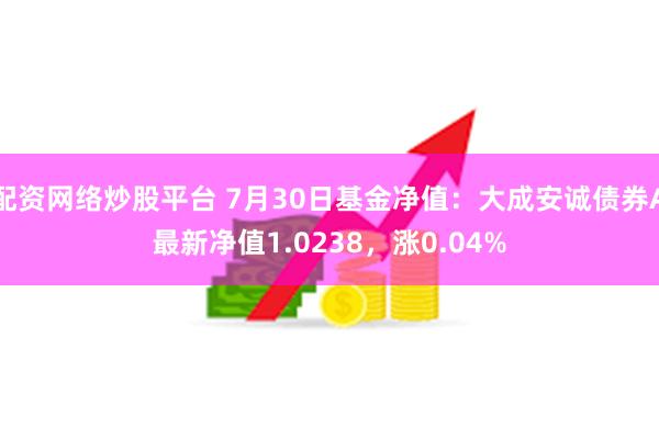 配资网络炒股平台 7月30日基金净值：大成安诚债券A最新净值1.0238，涨0.04%