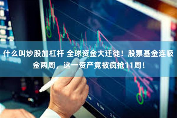 什么叫炒股加杠杆 全球资金大迁徙！股票基金连吸金两周，这一资产竟被疯抢11周！